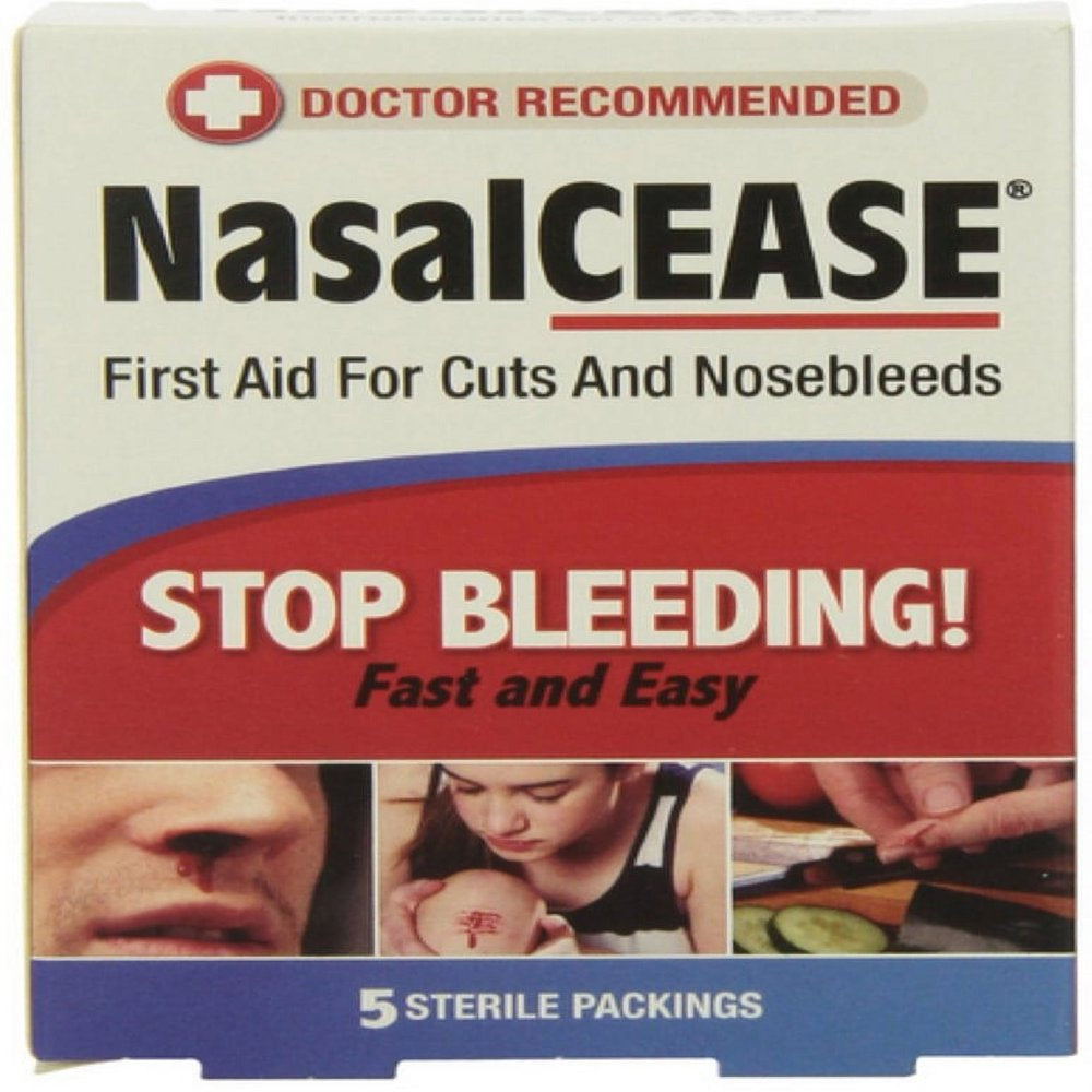 2 Pack - Nasalcease Packs 5 Each