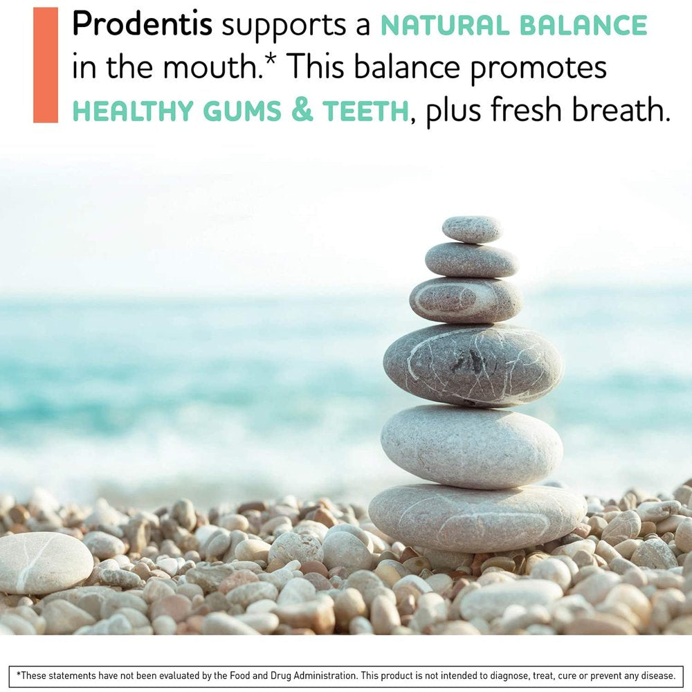 Biogaia Prodentis Mint Lozenges, a Dental Probiotic for Men and Women, Promotes Heathy Teeth and Gums, Fights Bad Breath, Alcohol Free, 30 Lozenges