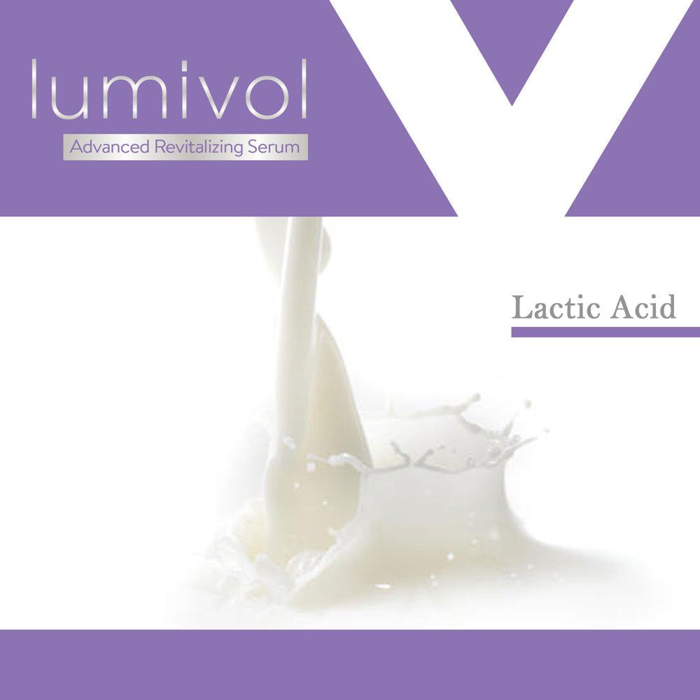 Lumivol - Advanced Revitalizing Serum - Boost Collagen and Elastin - Intense Hydration - Diminish the Look of Fine Lines and Wrinkles - 1Oz