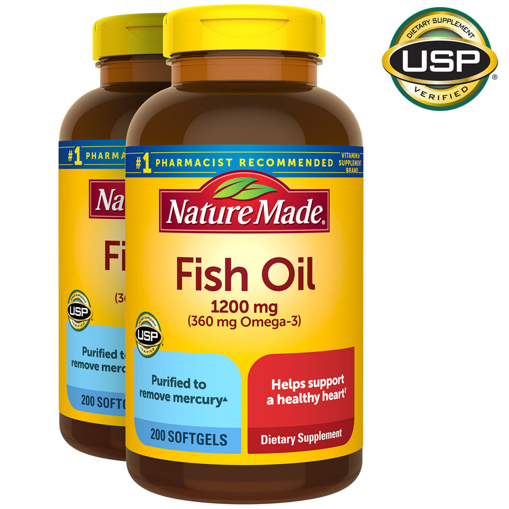 Nature Made Fish Oil 1200 Mg., 400 Softgels