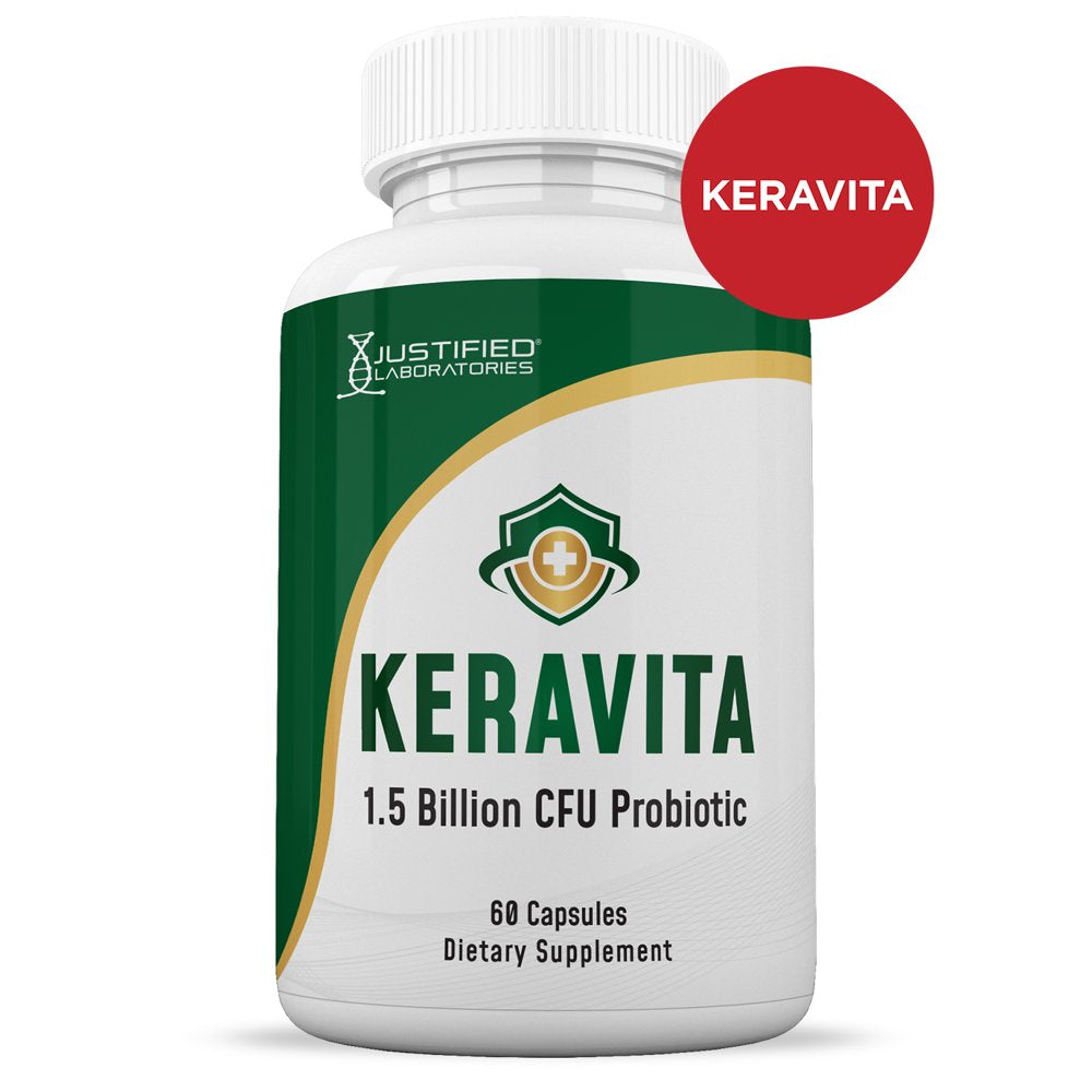 (5 Pack) Keravita 1.5 Billion CFU Probiotic Nail Support 300 Capsules