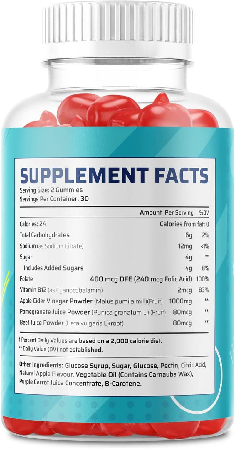 Rillvo Trubio Keto ACV Gummies - Advanced Formula Tru Bio (60 Gummies), Fewnt