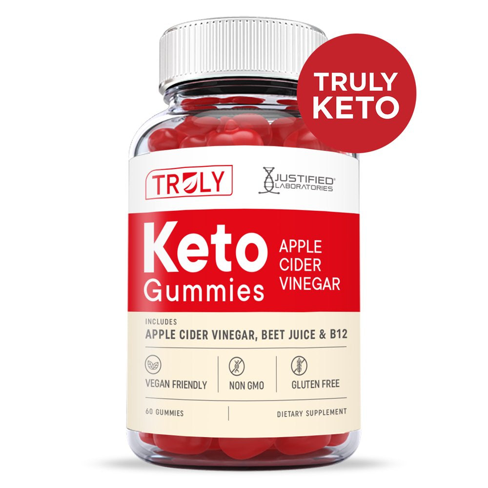 Truly Keto ACV Gummies 1000MG Dietary Supplement 60 Gummys