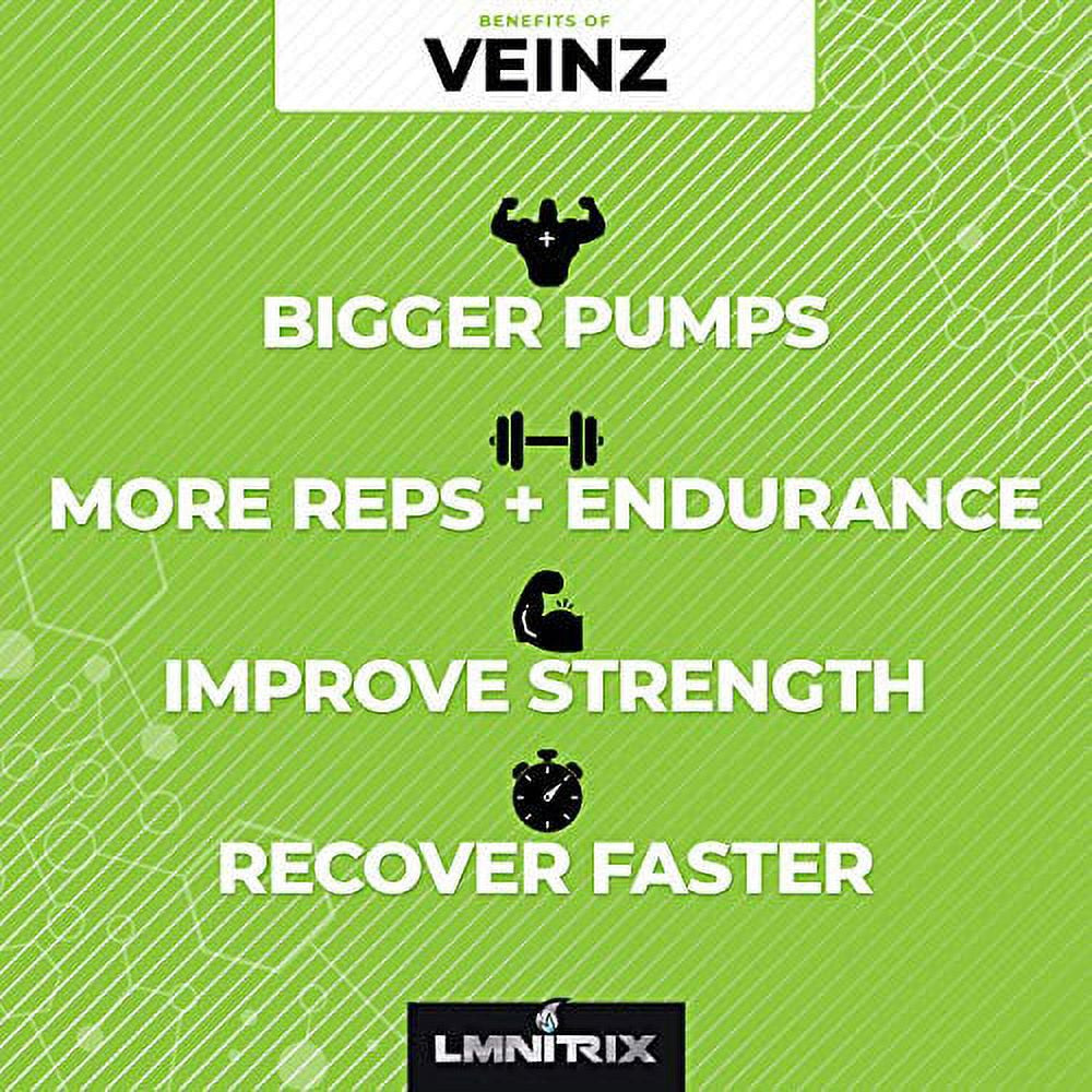 VEINZ Pills Âœ® Nitric Oxide Booster W/Ala, L-Arginine and L-Citrulline Âœ® Pump Supplement Âœ® 120 Capsules