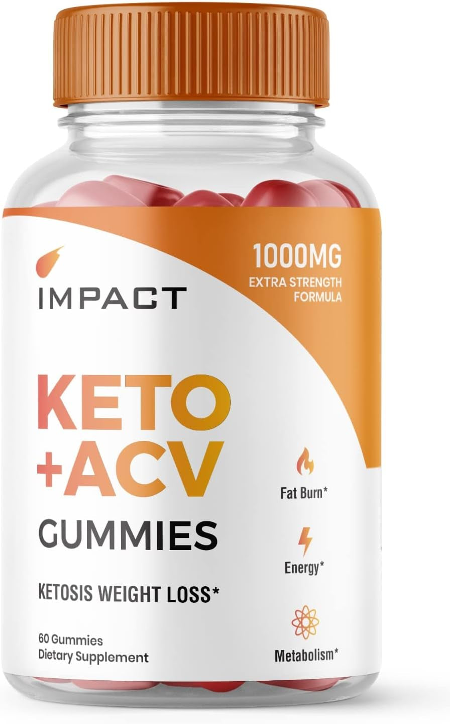 Zonata Impact Keto ACV Gummies, 60 Gummies (Pack of 1)