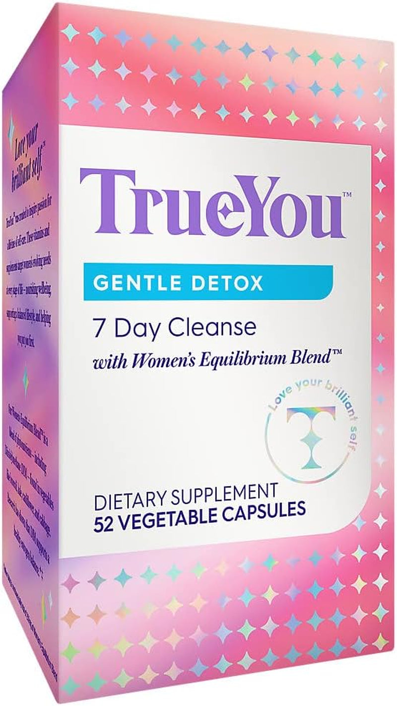 Trueyou Gentle Detox - Herbal Formula - 7 Day Cleanse (52 Vegetable Capsules) by the Vitamin Shoppe