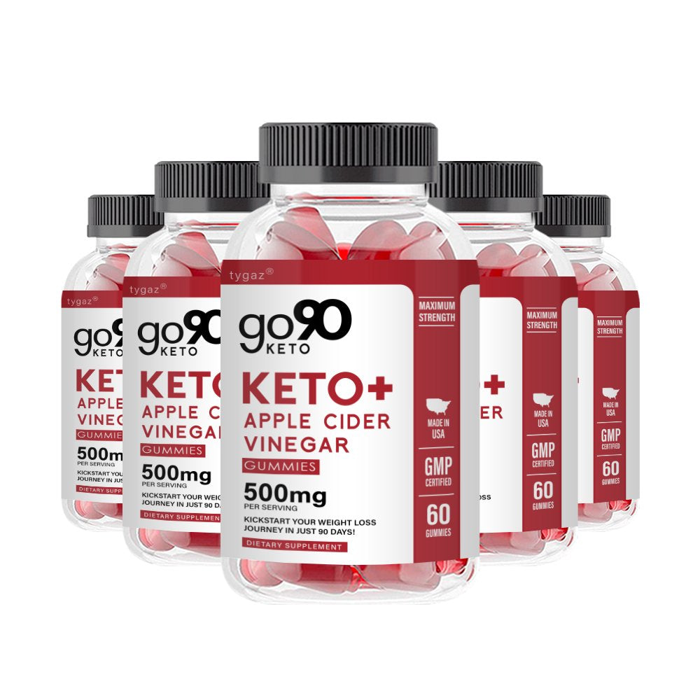 (5 Pack) Go90 Keto Gummies - Go90 Keto+Acv Gummies