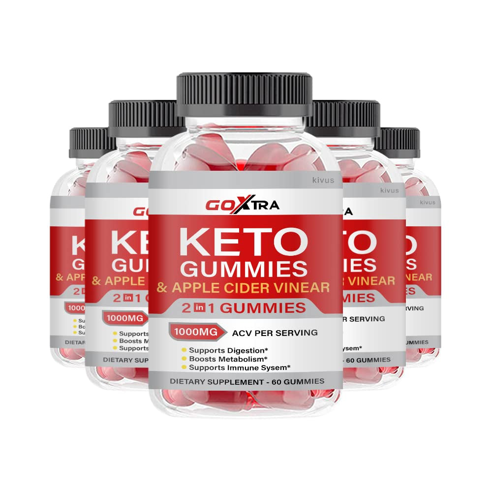 (5 Pack) Goxtra Keto - Go Xtra Keto ACV Gummies (300 Count)