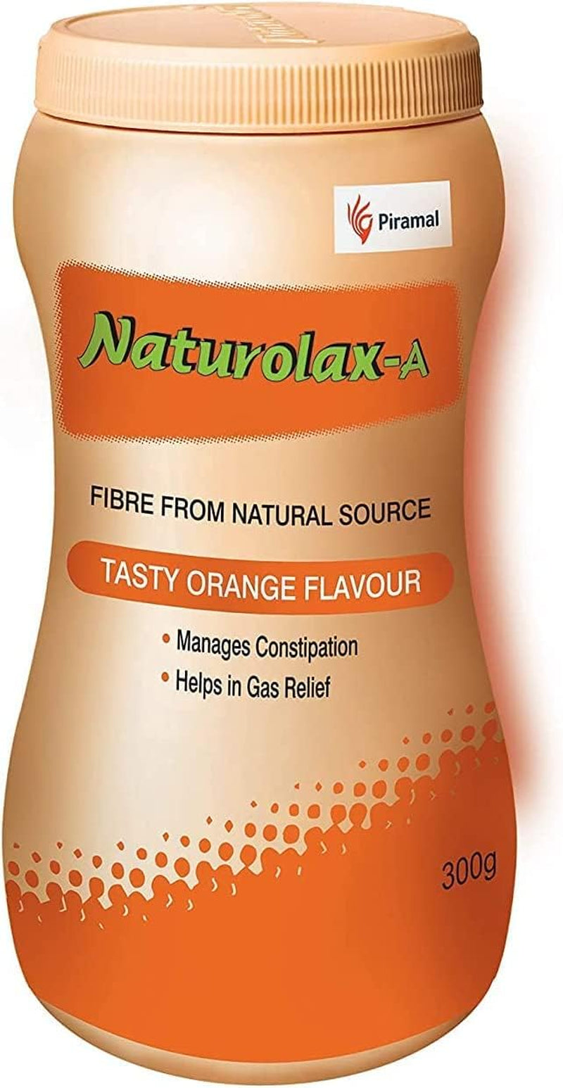 CROW Naturolax-A Isabgol Husk Powder, Orange, 300 GMS