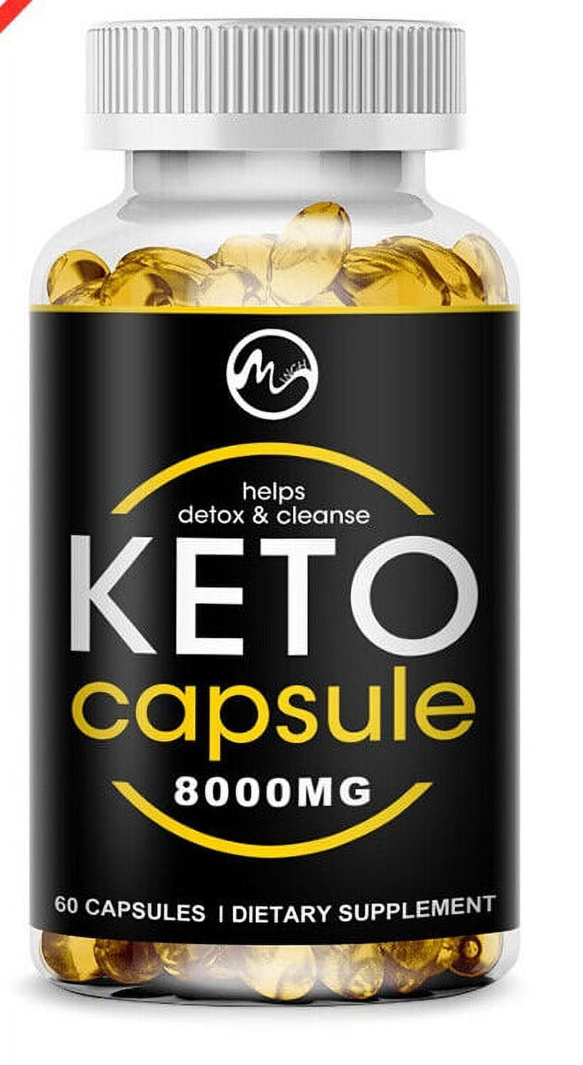 Keto Burn Advanced Weight Loss Fat Burner Diet Pills Ketogenix BHB Ketones 8000 Mg 60 Capsules