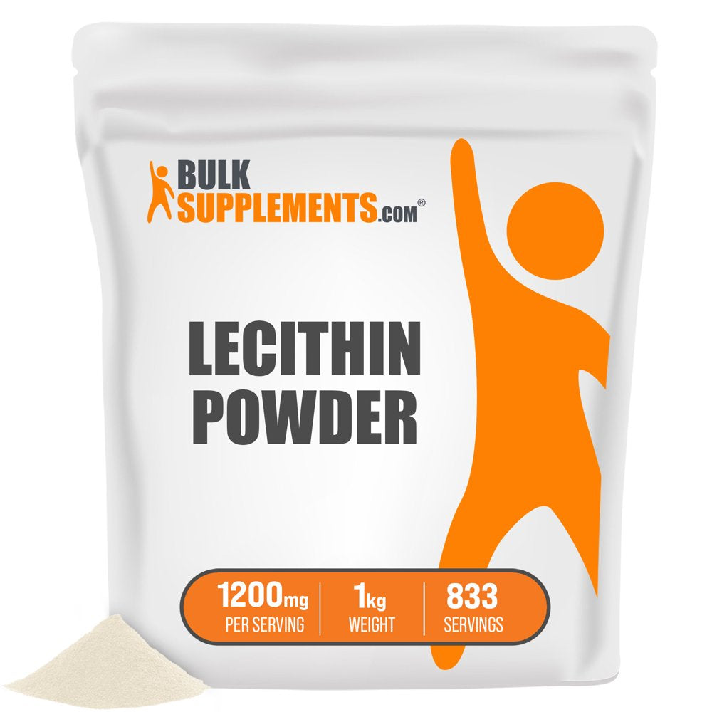 Bulksupplements.Com Lecithin Powder - Lactation Support - Soy Lecithin Powder - Milk Flow Supplements (500 Grams - 1.1 Lbs)