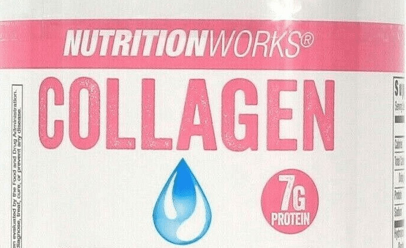 Nutrition Works 6.35 Oz Collagen 1 & 3 Hair Skin Nails Vanilla Flavor Supplement