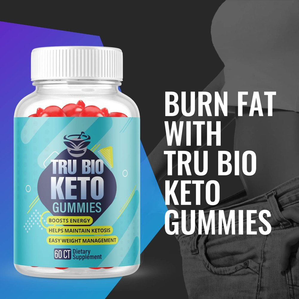 (5 Pack) Tru Bio Keto ACV Gummies - Supplement for Weight Loss - Energy & Focus Boosting Dietary Supplements for Weight Management & Metabolism - Fat Burn - 300 Gummies