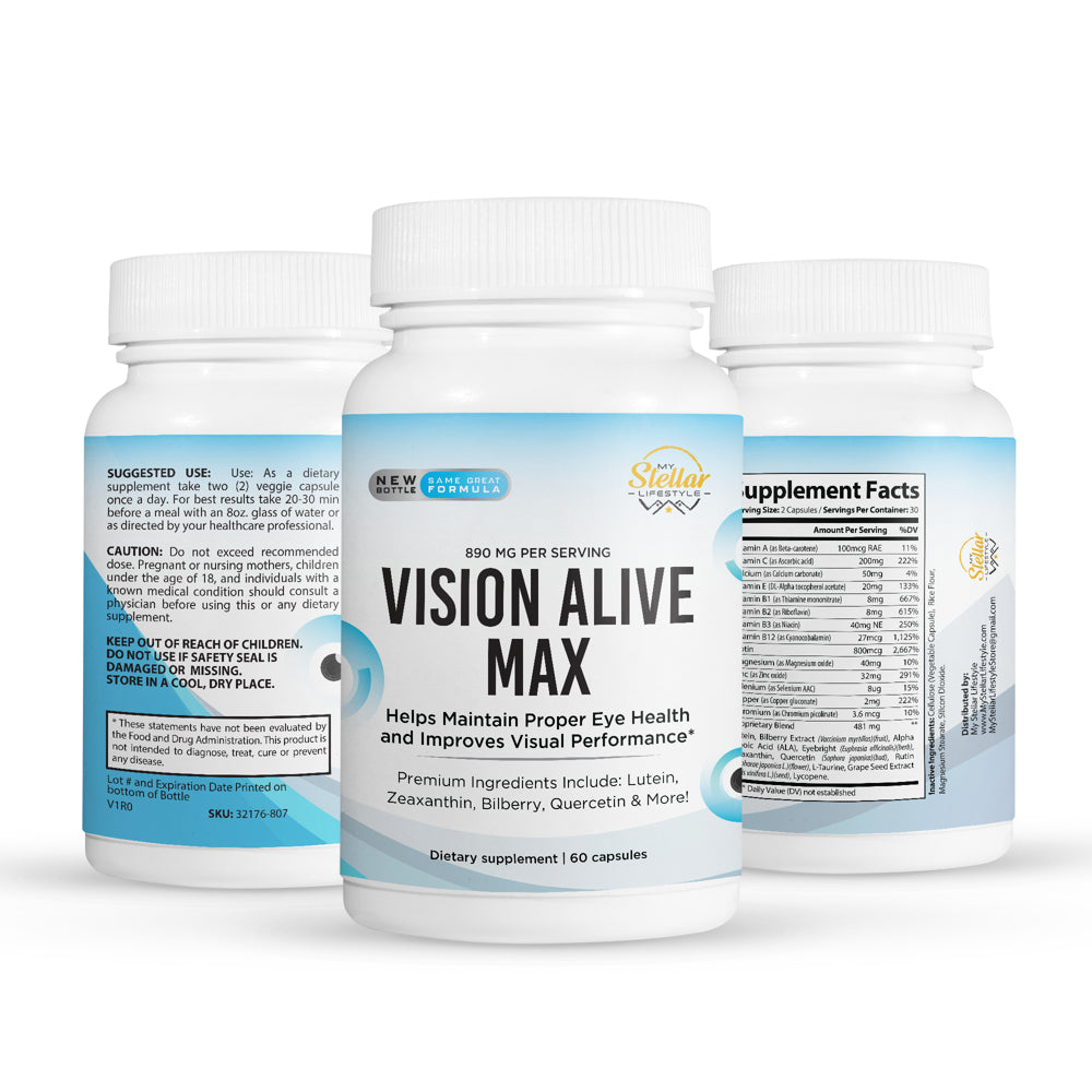 Vision Alive Max, Promotes Healthy Vision & Macula-60 Capsules