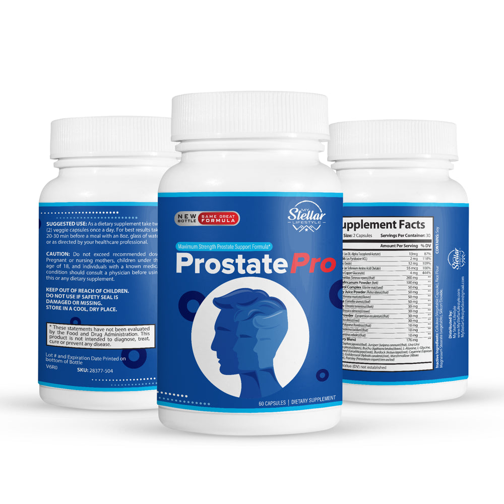 3 Pack Prostate Pro Premium Prostate Support Blend-60 Capsules X3