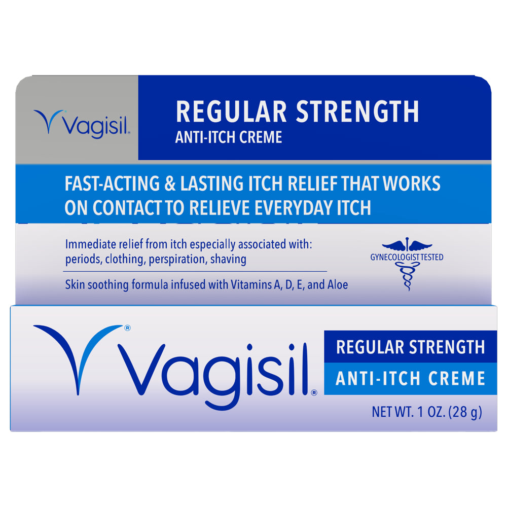 Vagisil Anti-Itch Creme, Regular Strength 1 Oz (Pack of 6)