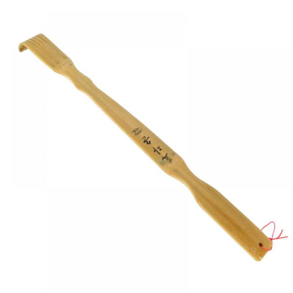 Wood Back Scratcher Bamboo - Thickened Durable Back Scratcher for Adults Women Men, Kids Back Scratcher with Long Handle, Relief from Itching 17Inches 1PC