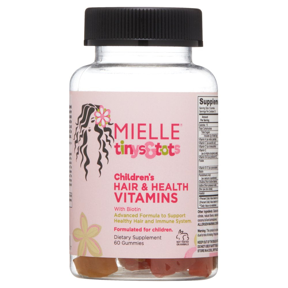 Mielle Organics Children'S Hair & Health Vitamins with Biotin 60 Ct