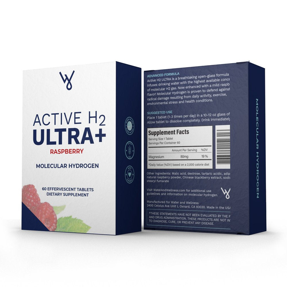 Active H2 Ultra | New Blister Packs Raspberry 60Ct