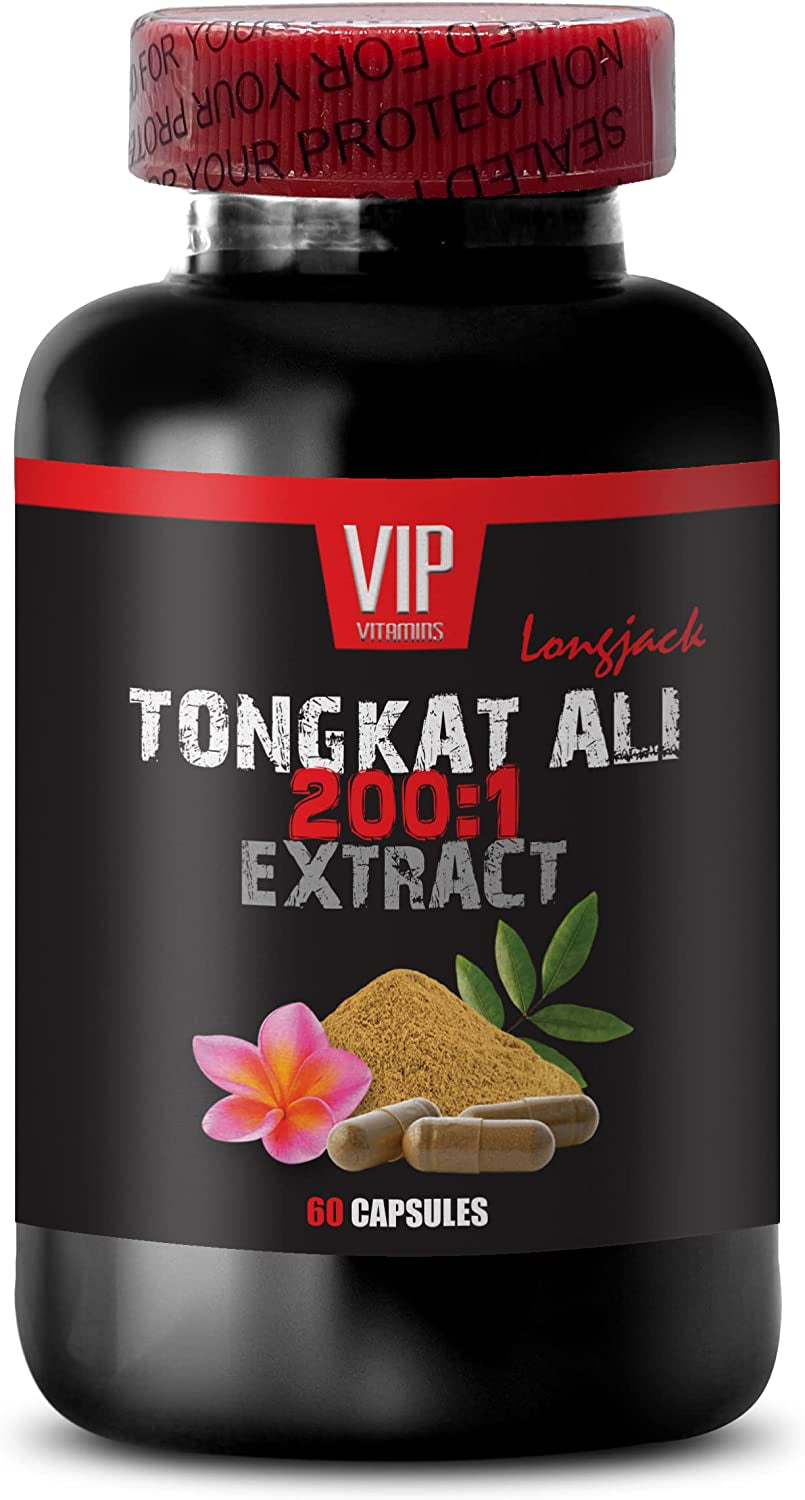 Tongkat Ali for Men 400Mg - TONGKAT ALI 200:1 EXTRACT - Male Enhancing Pills, Tongkat Ali Extract 200 to 1 Longjack, Longjack Tongkat Ali for Men, Male Libido Booster, Tongkat Ali, 1 Bottle 60 Caps