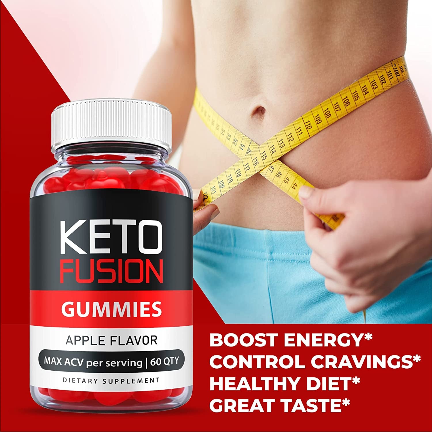 (2 Pack) Keto Fusion Gummies - Official Formula, Vegan - Keto Fusion ACV Gummies Advanced Weight Apple Loss Cider, Fusion Keto Gummies Apple Cider Vinegar, Vitamin B12, Beet Root Juice (120 Gummies)