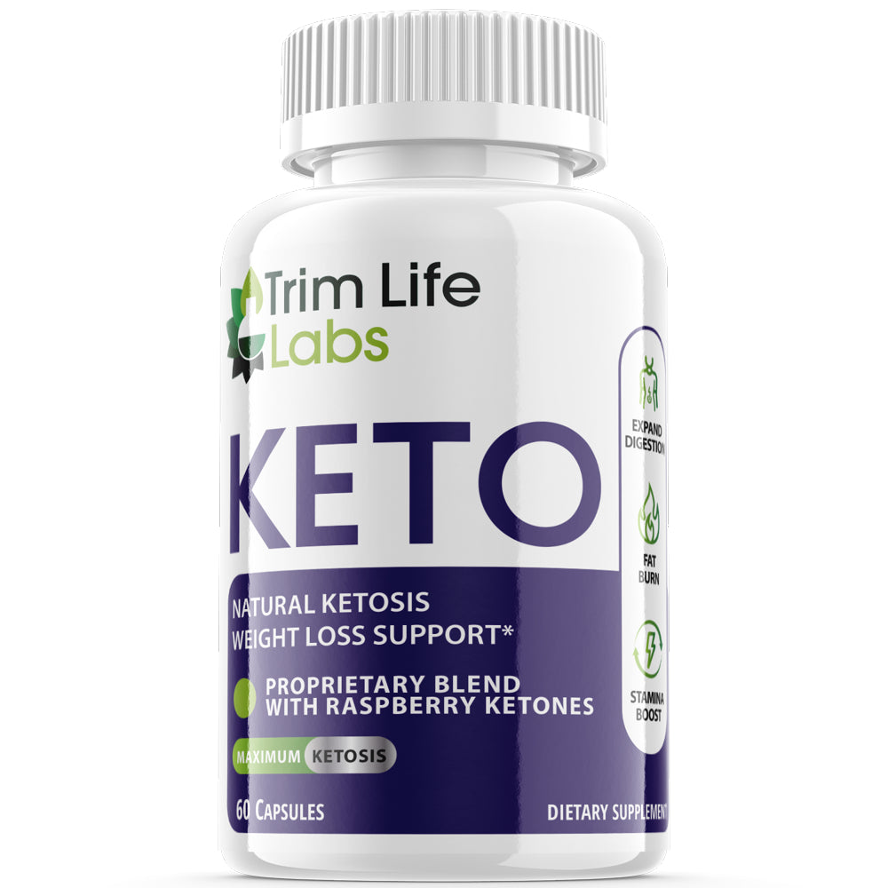 (1 Pack) Trim Life Keto - Pills for Weight Loss - Energy Boosting Supplements for Weight Management - Advanced Ketogenic Ketones - 60 Capsules