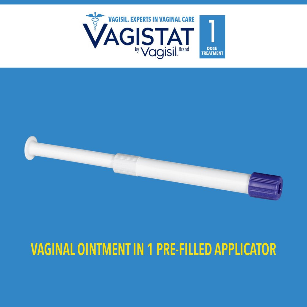 Vagistat by Vagisil Vaginal Antifungal Yeast Infection Treatment, 1-Dose Ointment in Pre-Filled Applicator, 0.16 Oz