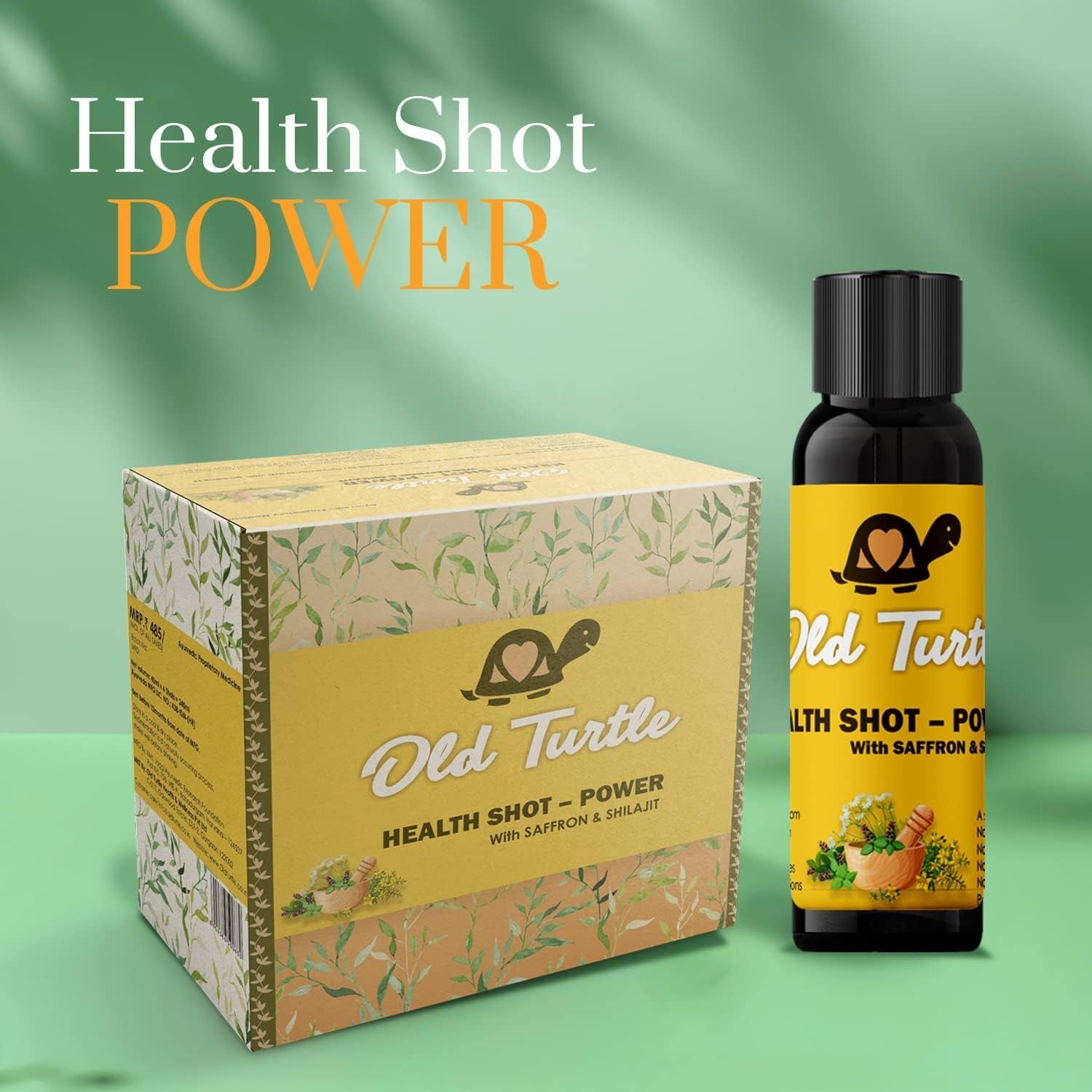 Verem Health Shot - Power | Immunity Booster | Amps up Metabolism | Strengthens Body Processes | Herbal Ayurvedic Drink | Natures Armour in a Shot