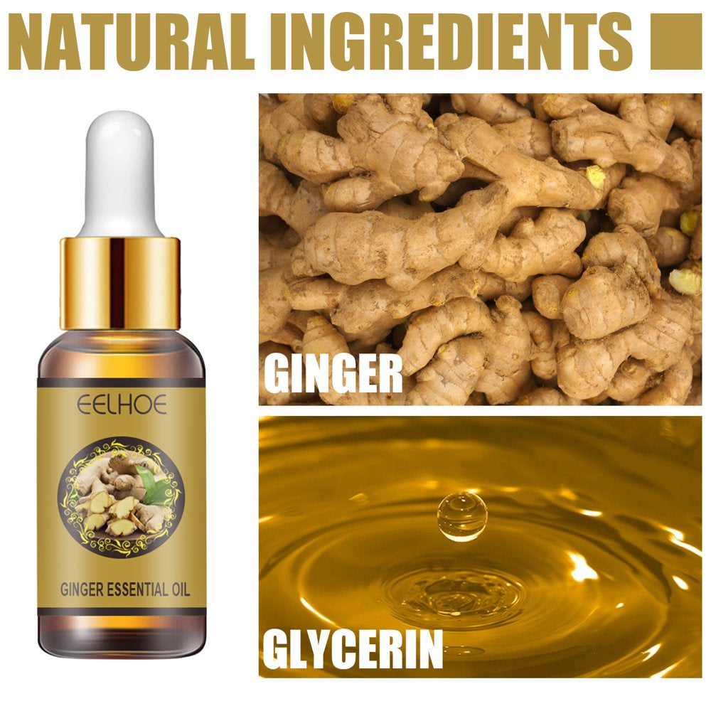 Belly Drainage Ginger Oil, Reduce Adipose Tissue and Fat Cells Relieve Muscle Soreness and Swelling and Pain Relief