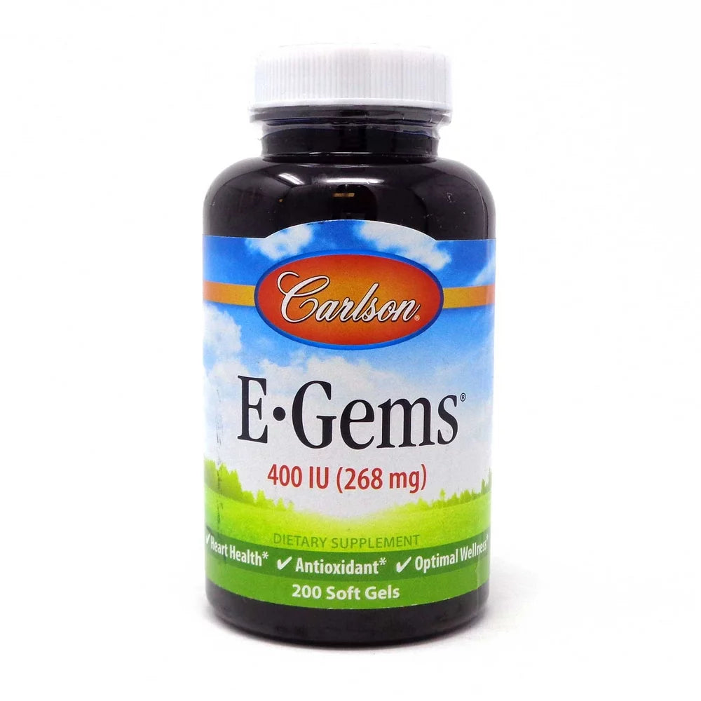 Carlson Vitamin E Gems 400 Iu - 200 Softgels