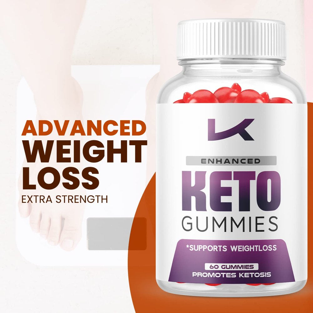 (1 Pack) Enhanced Keto ACV Gummies - Supplement for Weight Loss - Energy & Focus Boosting Dietary Supplements for Weight Management & Metabolism - Fat Burn - 60 Gummies