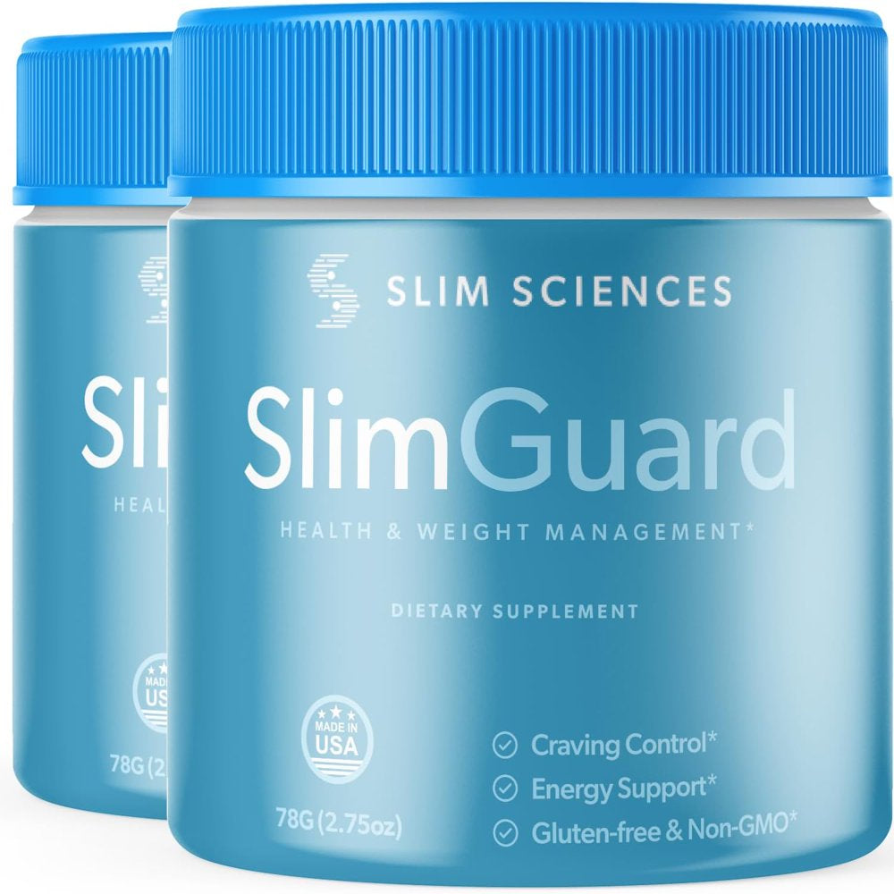 (2 Pack) Slim Guard - Dietary Supplement Keto Powder Shake for Weight Loss Management & Metabolism - Appetite Suppressant