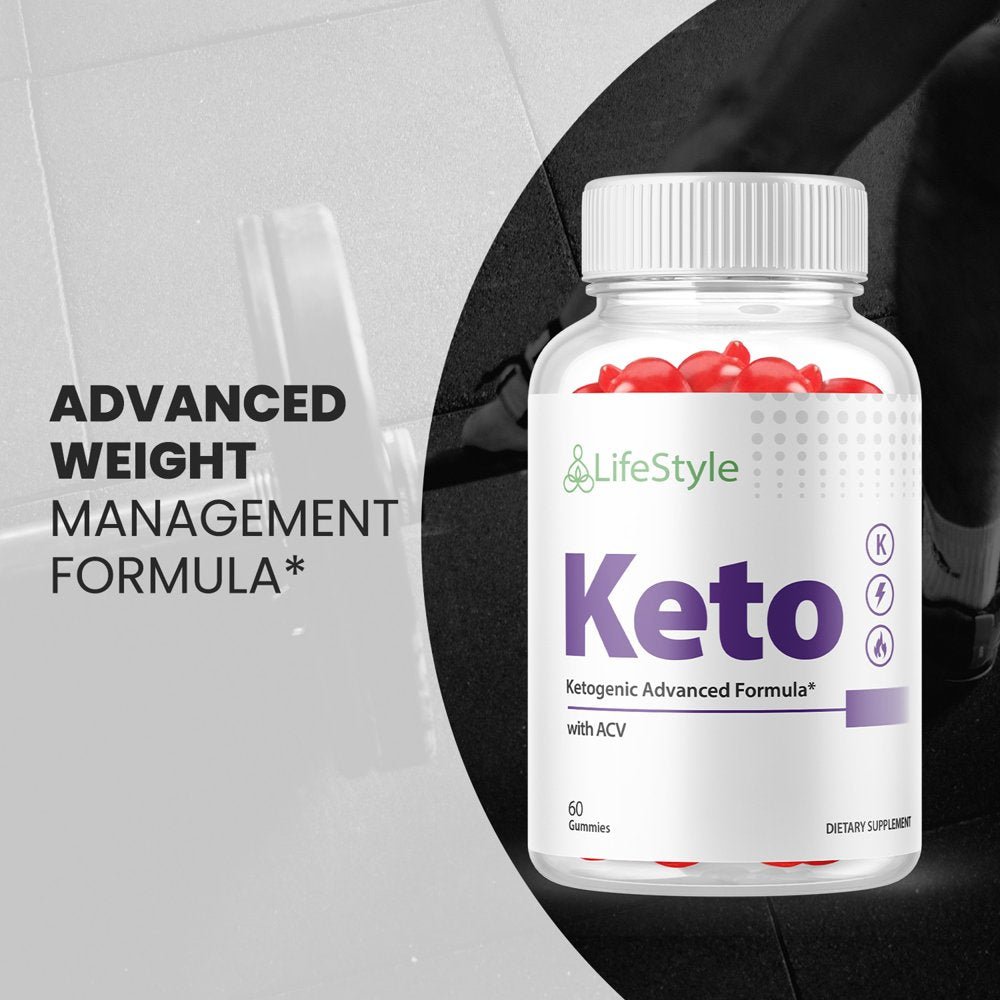 (3 Pack) Lifestyle Keto ACV Gummies - Supplement for Weight Loss - Energy & Focus Boosting Dietary Supplements for Weight Management & Metabolism - Fat Burn - 180 Gummies