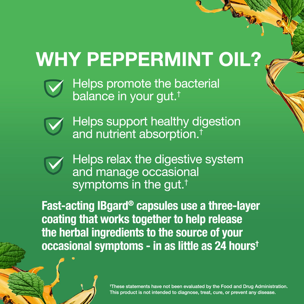 (2 Pack) Ibgard Digestive Gut Health Supplement for a Combination of Occasional Symptoms: Cramping, Bowel Urgency, Diarrhea, Constipation, Bloating & Gas, 12Ct (Packaging May Vary)