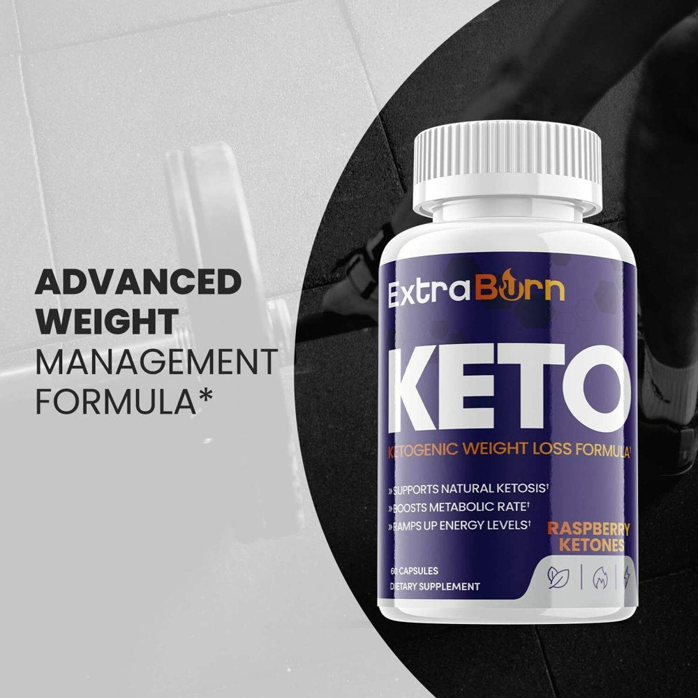 (5 Pack) Extra Burn Keto - Supplement for Weight Loss - Energy & Focus Boosting Dietary Supplements for Weight Management & Metabolism - Advanced Fat Burn Raspberry Ketones Pills - 300 Capsules