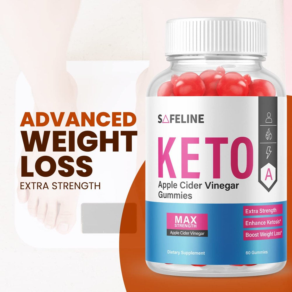 (3 Pack) Safeline Keto ACV Gummies - Supplement for Weight Loss - Energy & Focus Boosting Dietary Supplements for Weight Management & Metabolism - Fat Burn - 180 Gummies