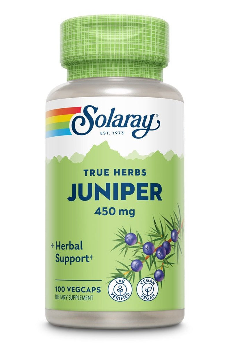 Solaray Juniper -- 450 Mg - 100 Vegcaps