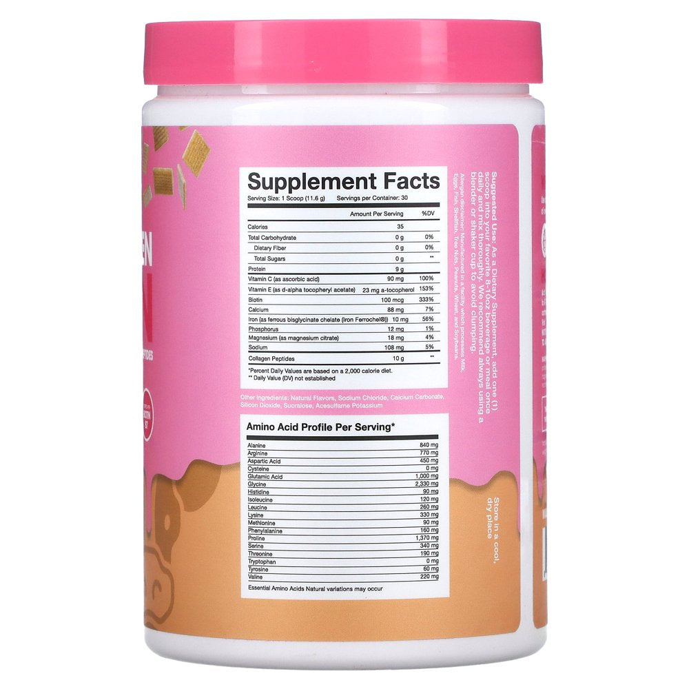 Super Collagen Protein, Cinnamon Cereal , 12.27 Oz (348 G), Obvi