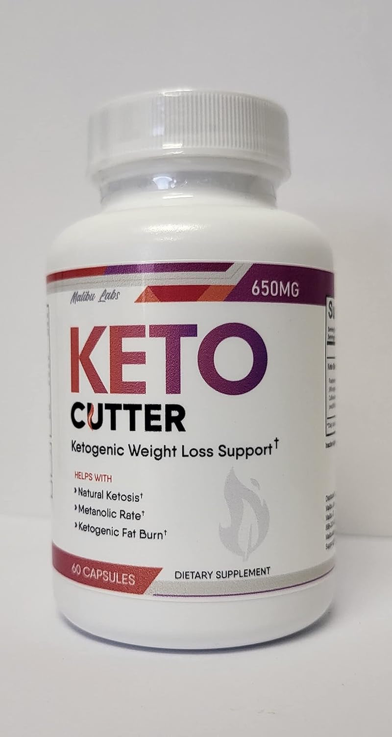 (1 Month) Cutter Keto, Advanced Formula, Made in the USA, (1 Bottle Pack), 30 Day Supply