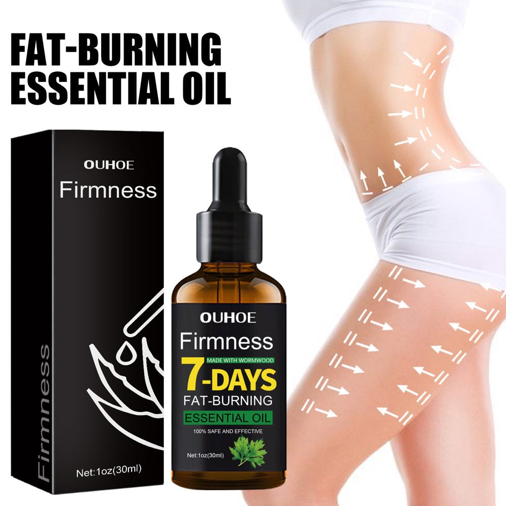 Yifudd Fat-Burning Essential Oil,Firming and Slimming Essential Oil for Slimming and Weight Loss ,7 Days Burning Fat Slimming Oil 30Ml