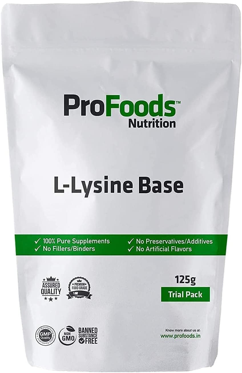 TARIN Profoods L Lysine Base Powder (125 Grams)