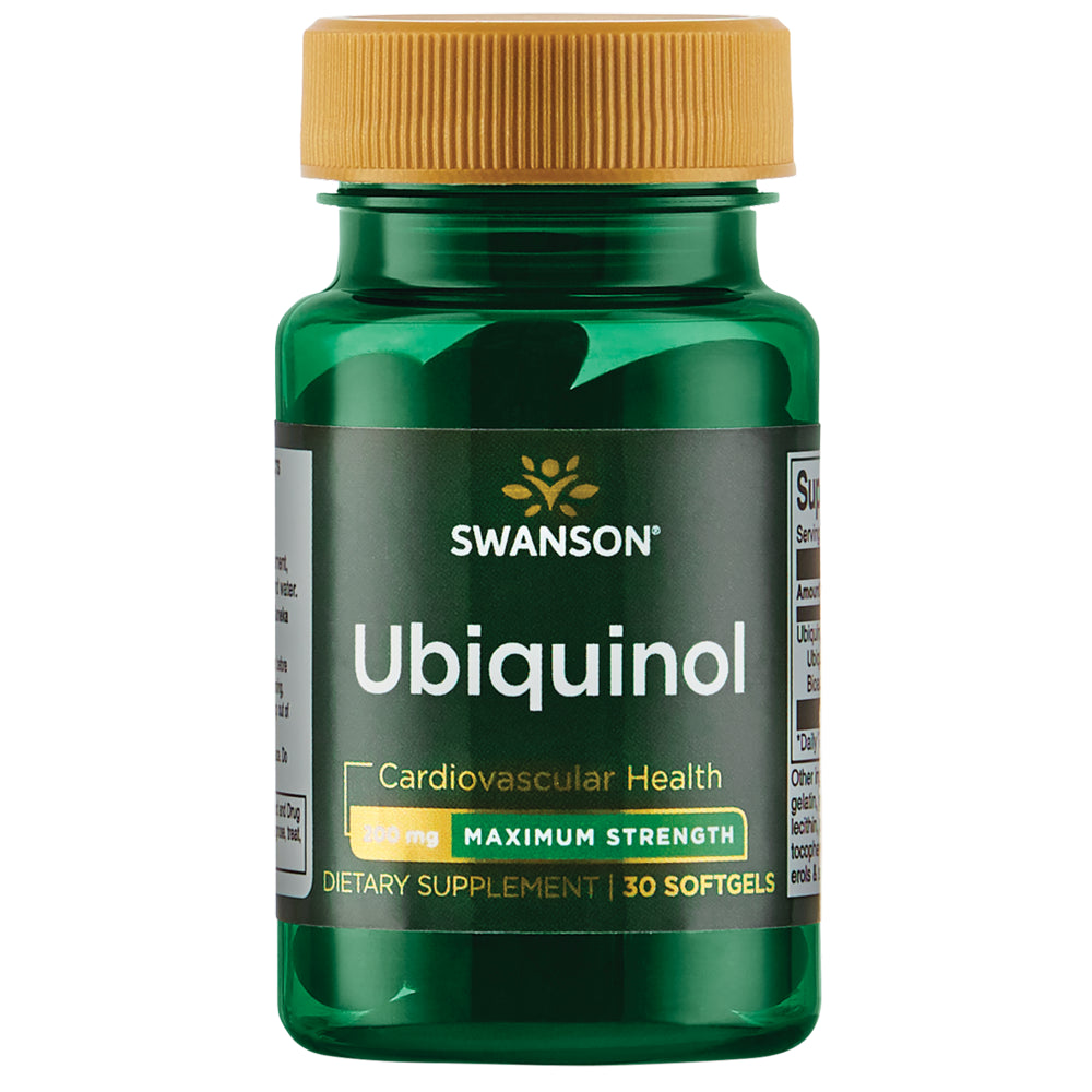 Swanson Ubiquinol - Maximum Strength 200 Mg 30 Softgels