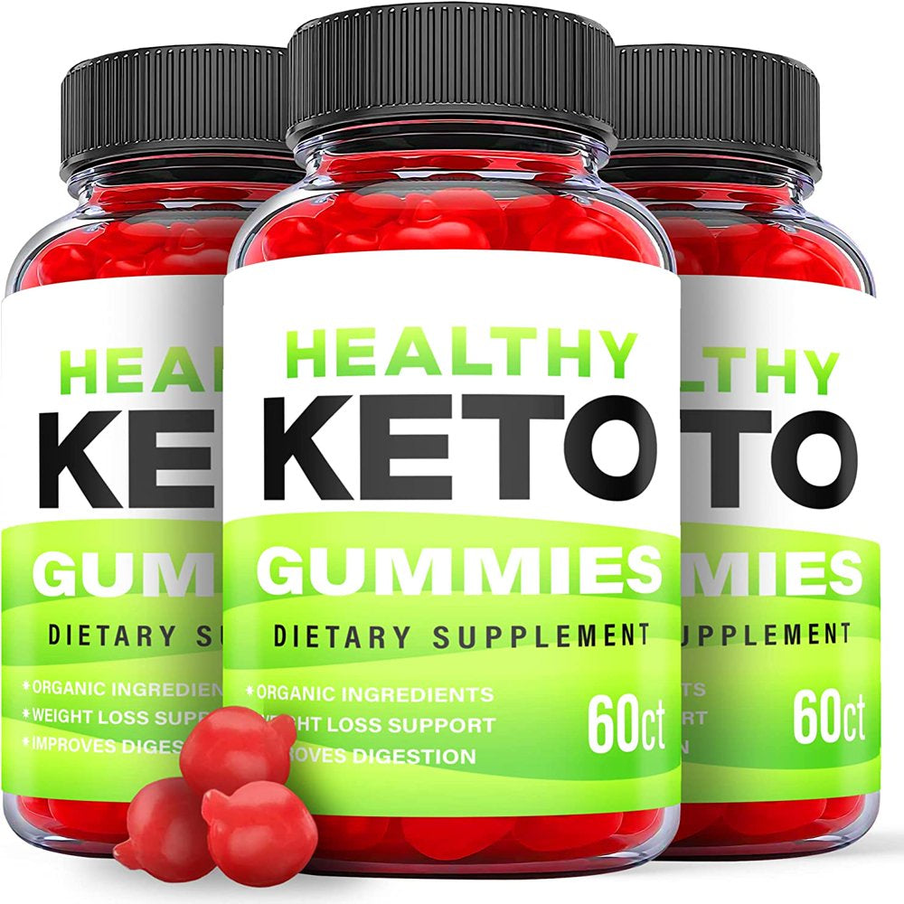 (3 Pack) Healthy Keto ACV Gummies - Supplement for Weight Loss - Energy & Focus Boosting Dietary Supplements for Weight Management & Metabolism - Fat Burn - 180 Gummies