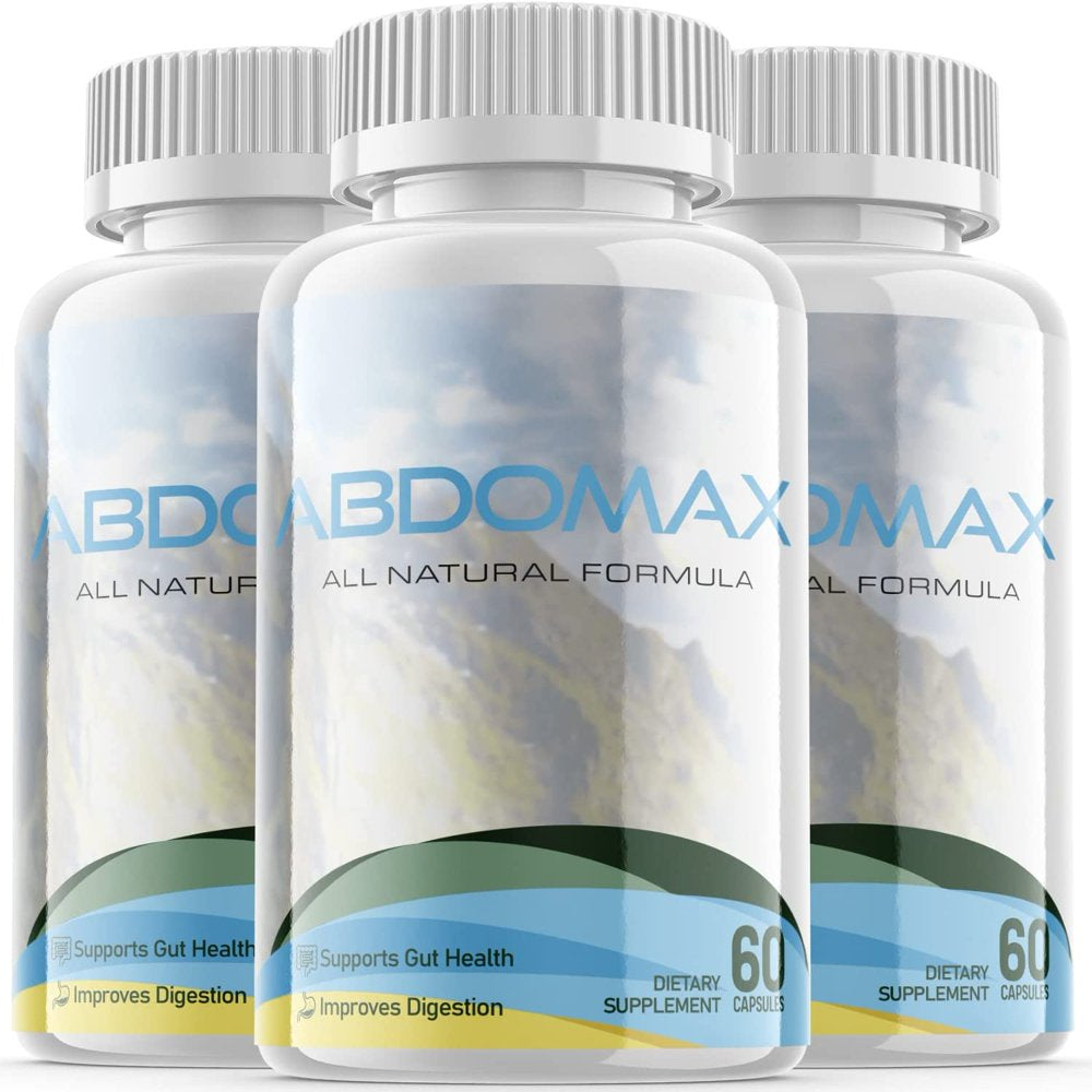 (3 Pack) Abdomax - Dietary Supplement for Digestion and Healthy Gut - Pills for Immune System, Digestive Function, Healthy Stomach, Reduces Bloat - 180 Capsules