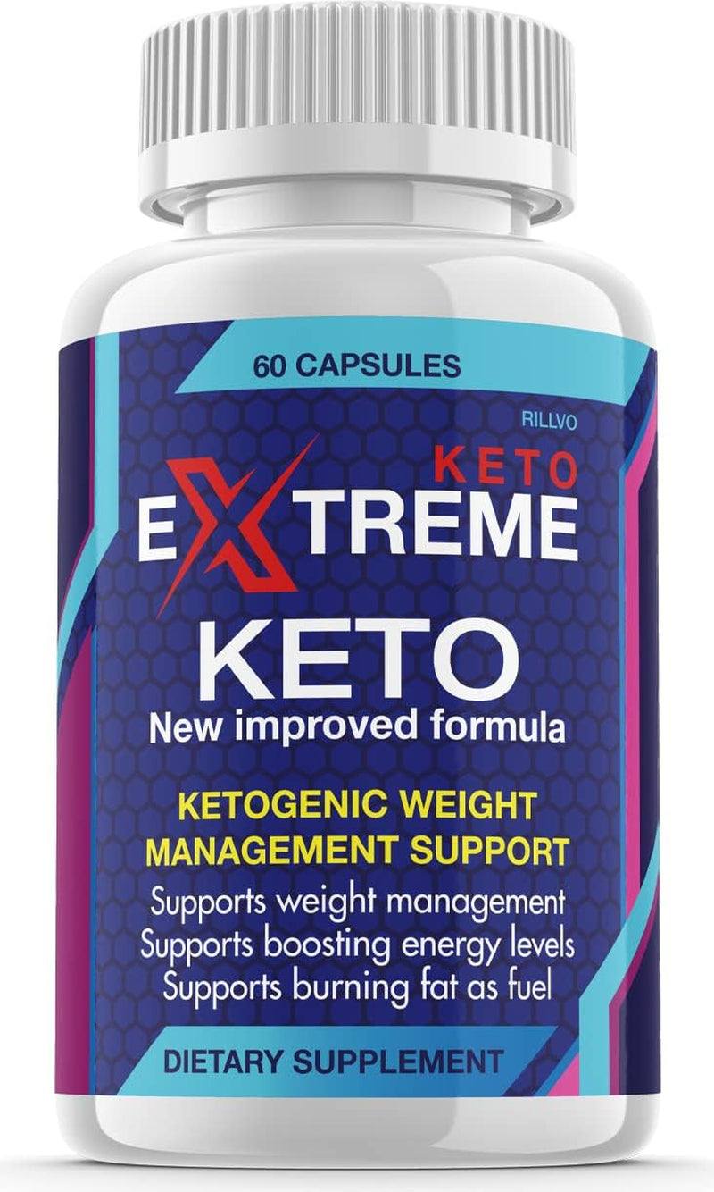 Keto Extreme Pills, Advanced Ketogenic Formula (60 Capsules)