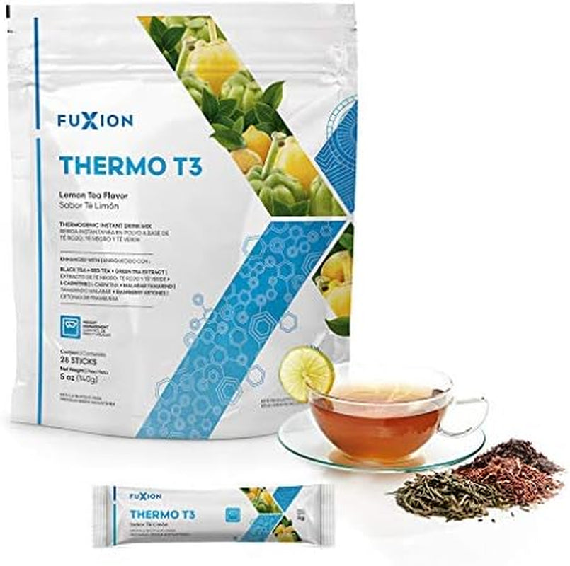 Fuxion Products for Weight Management,Anti-Aging,Energy for Your Health (Thermo T3, 28 Sachets)