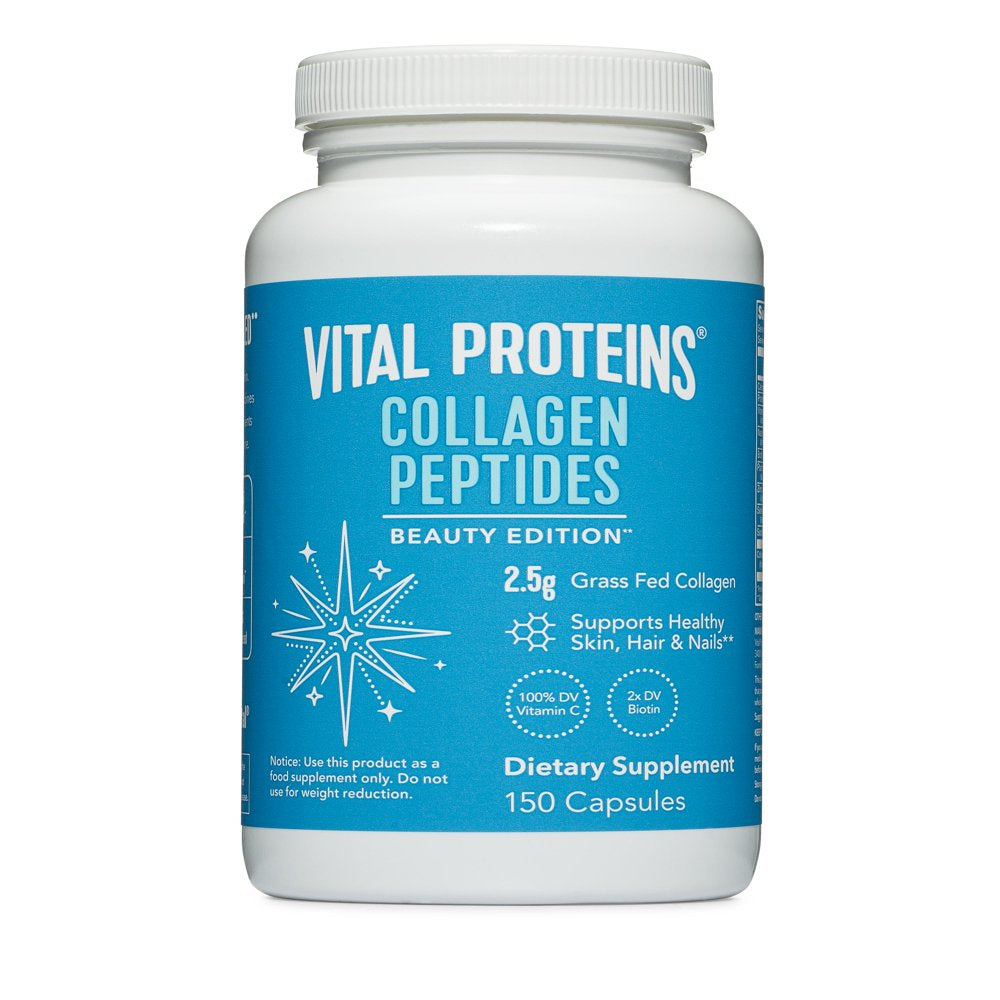 Vital Proteins Collagen Peptides + Beauty Capsules, 150 Count