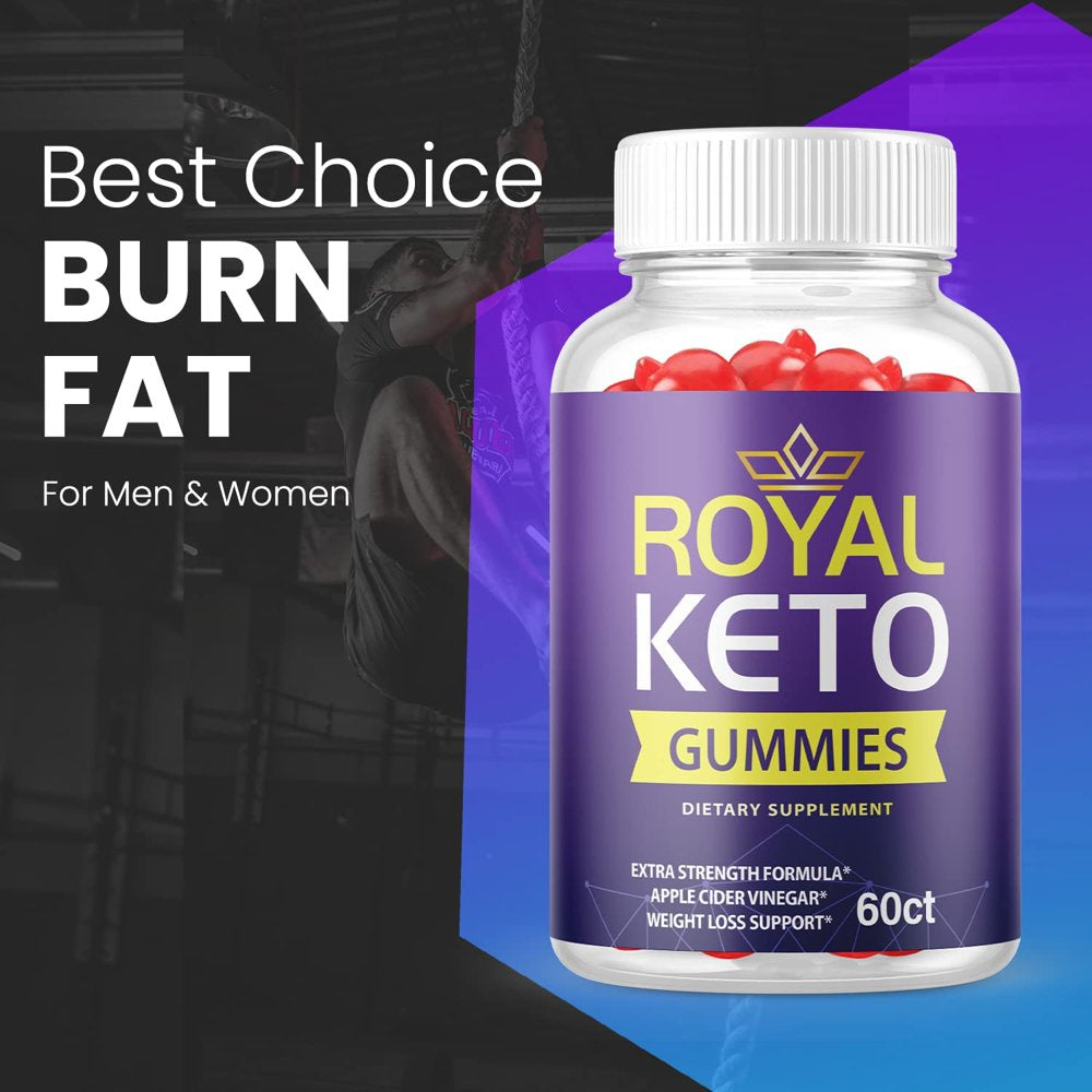 (1 Pack) Royal Keto ACV Gummies - Supplement for Weight Loss - Energy & Focus Boosting Dietary Supplements for Weight Management & Metabolism - Fat Burn - 60 Gummies