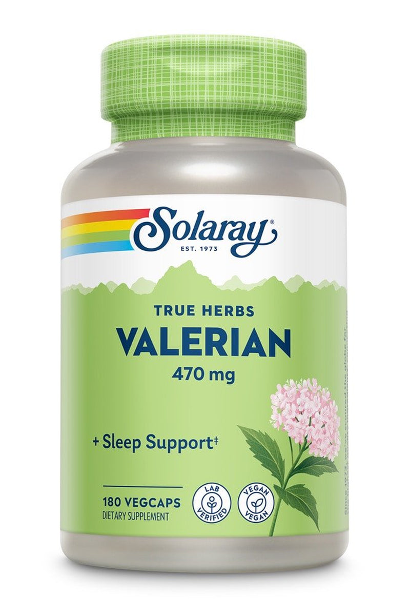 Solaray Valerian -- 470 Mg - 180 Capsules