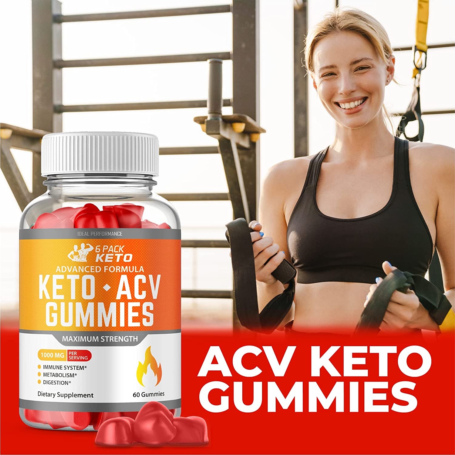 (2 Pack) 6 Pack Keto Gummies plus 6 Pack Keto Gummies Advanced Formula Start Gumm ACV Gummies (120 Gummies)